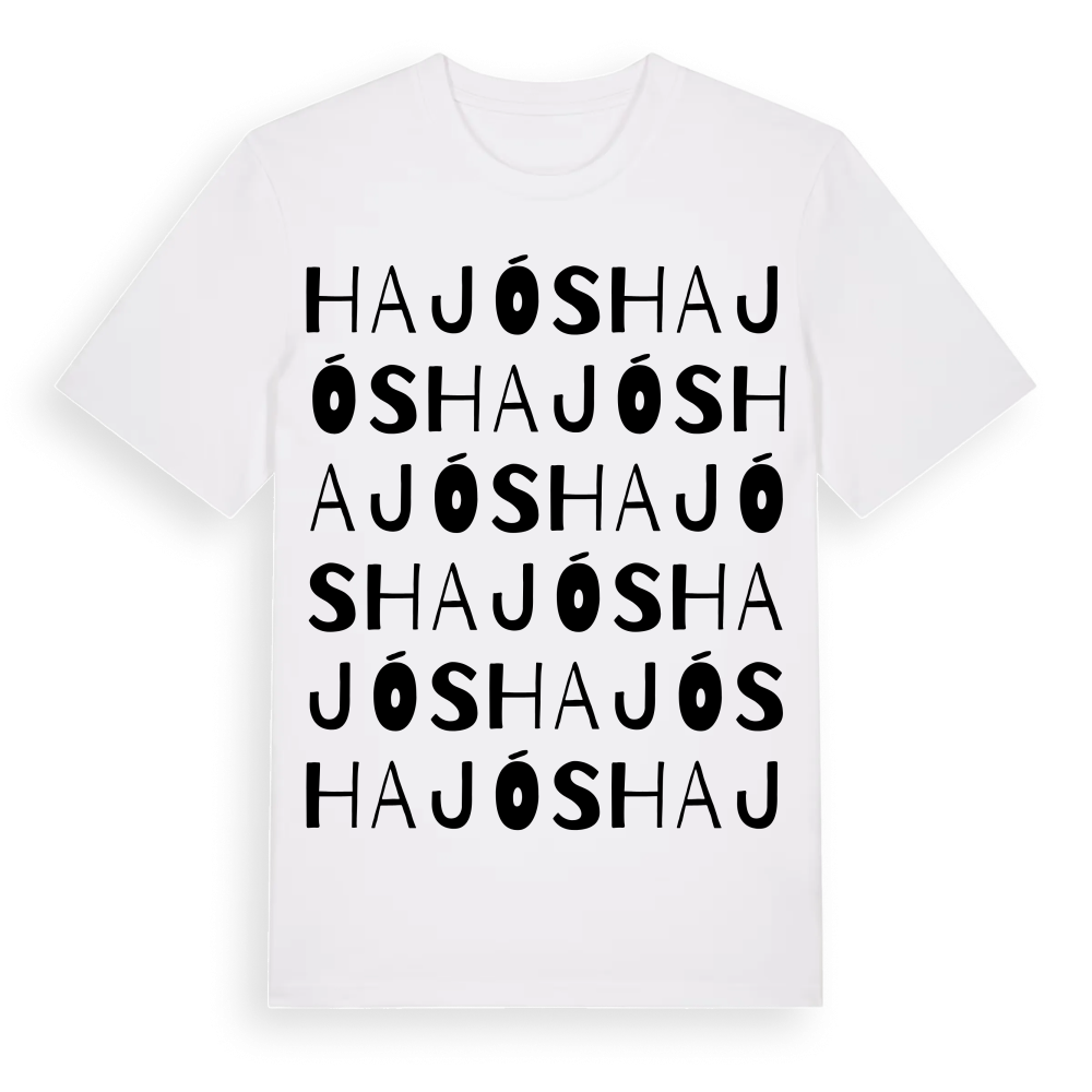 Hajós ordlek t-shirt – White, i miljö