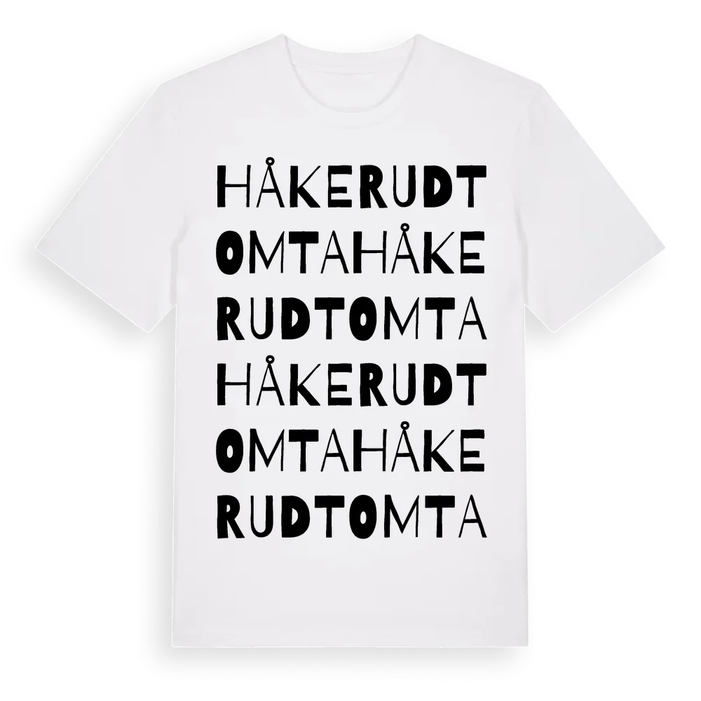 Håkerudtomta ordlek t-shirt i miljö