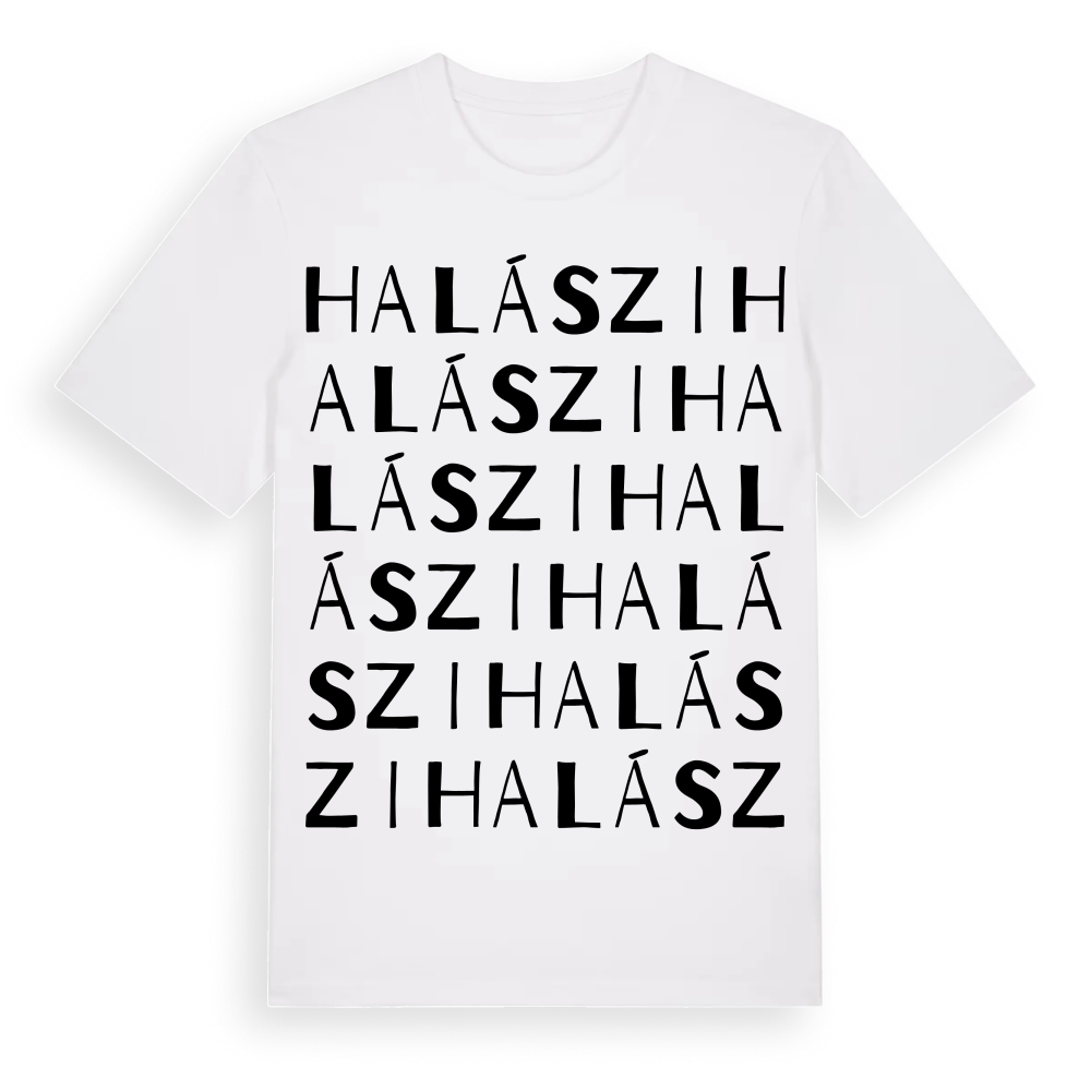 Halászi ordlek t-shirt – White, i miljö