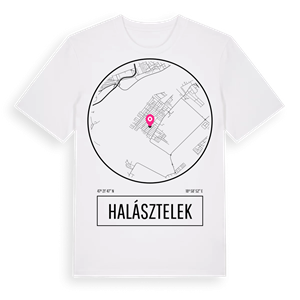 Halásztelek t-shirt – ekologisk bomull t-shirt från Pinshirt