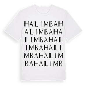 Halimba ordlek t-shirt – ekologisk bomull t-shirt från Pinshirt