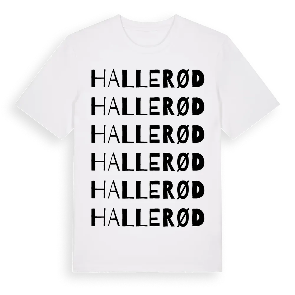 Hallerød ordlek t-shirt i miljö