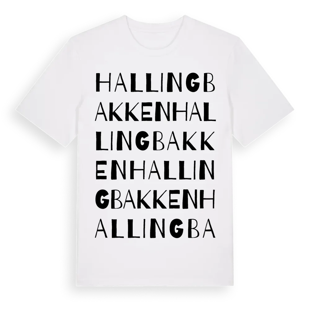 Hallingbakken ordlek t-shirt i miljö