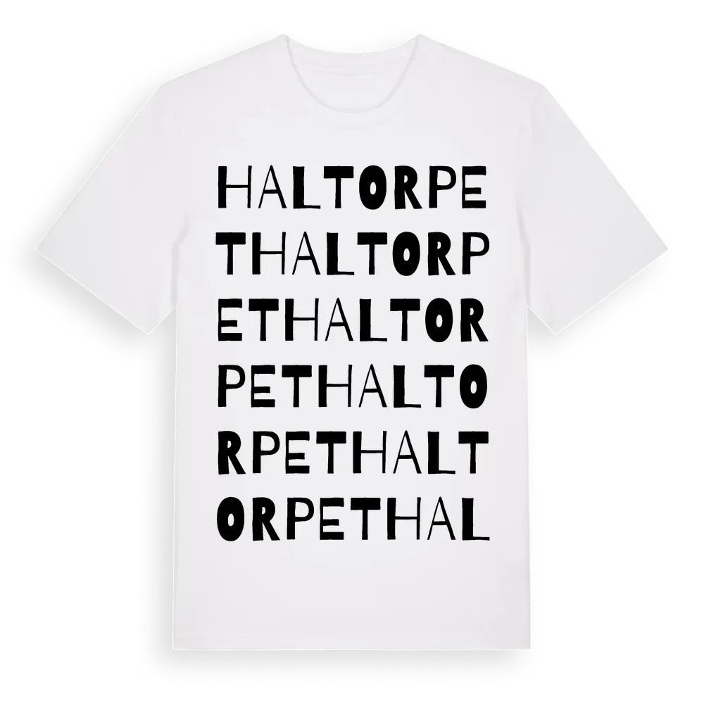 Haltorpet ordlek t-shirt i miljö