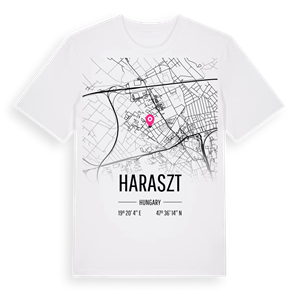 Haraszt karta t-shirt – ekologisk bomull t-shirt från Pinshirt