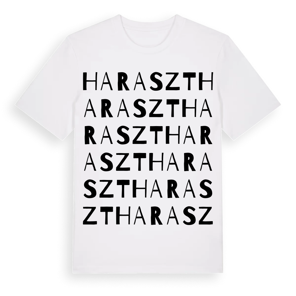 Haraszt ordlek t-shirt – White, i miljö