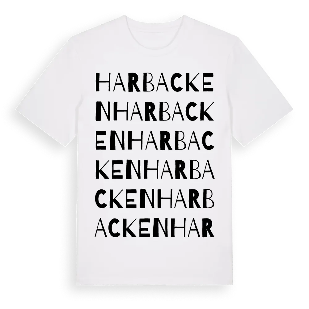Harbacken ordlek t-shirt i miljö