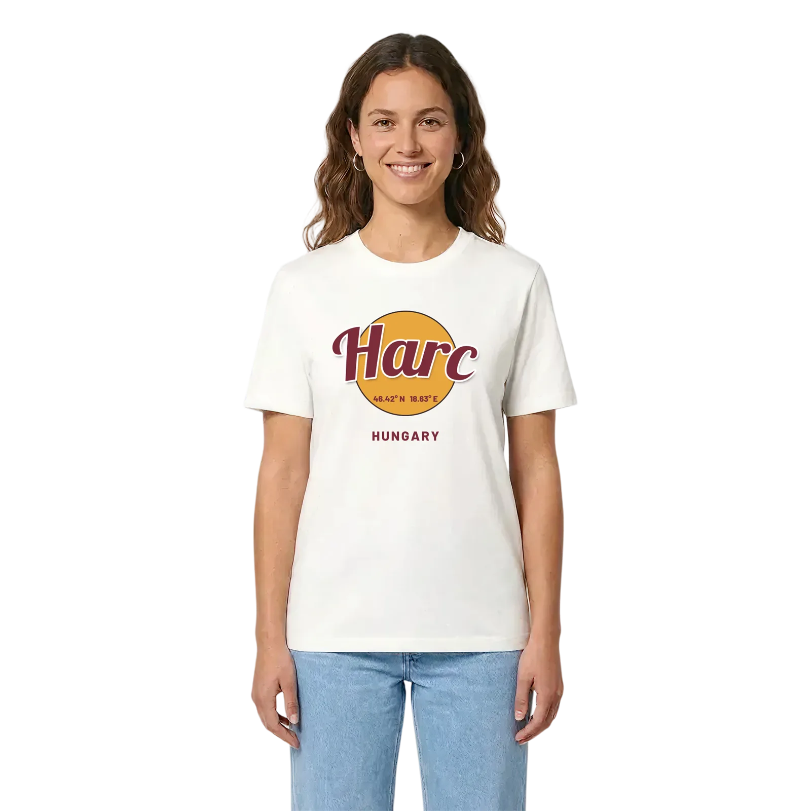 Harc cirkel t-shirt – White, i miljö