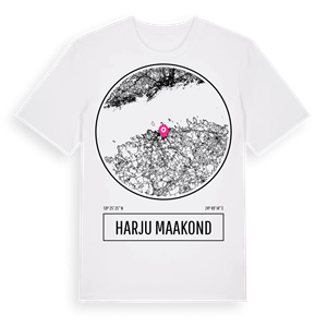 Harju maakond t-shirt – ekologisk bomull t-shirt från Pinshirt