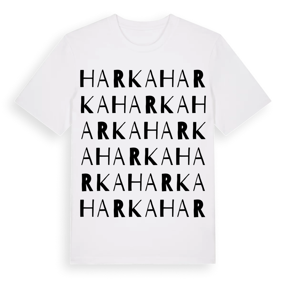 Harka ordlek t-shirt – White, i miljö