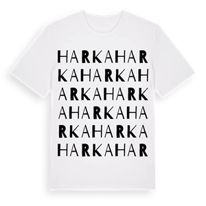 Harka ordlek t-shirt – ekologisk bomull t-shirt från Pinshirt