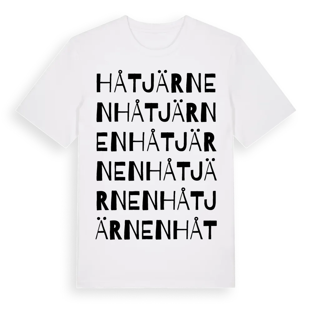 Håtjärnen ordlek t-shirt i miljö