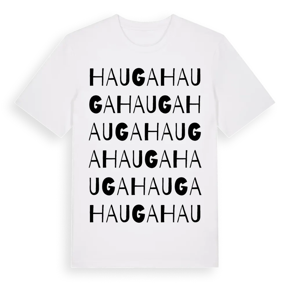 Hauga ordlek t-shirt i miljö