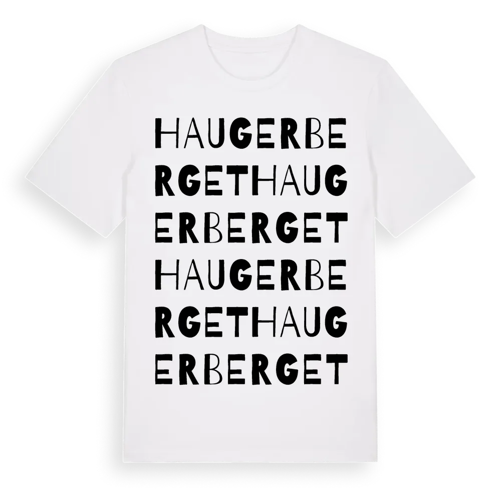 Haugerberget ordlek t-shirt i miljö