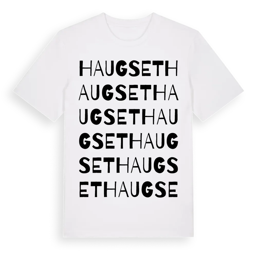 Haugset ordlek t-shirt i miljö