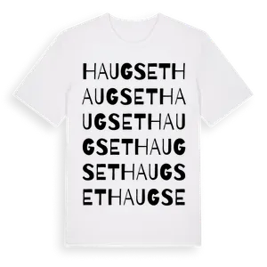 Haugset ordlek t-shirt – ekologisk bomull t-shirt från Pinshirt