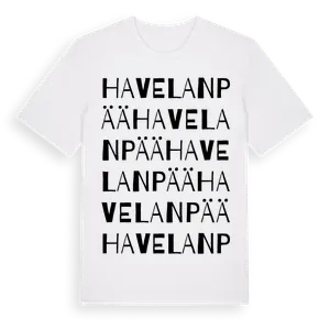 Havelanpää ordlek t-shirt – ekologisk bomull t-shirt från Pinshirt