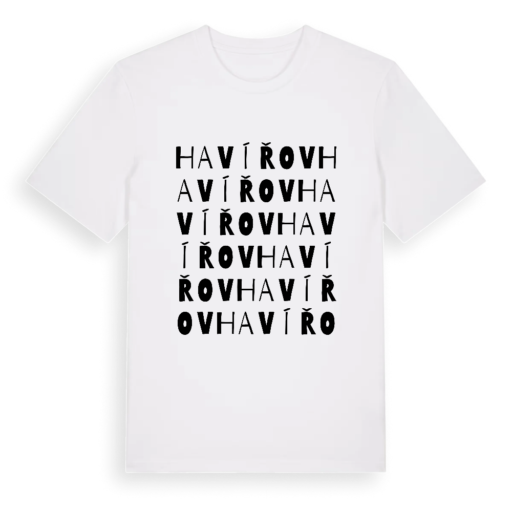 Havířov ordlek t-shirt – White, i miljö