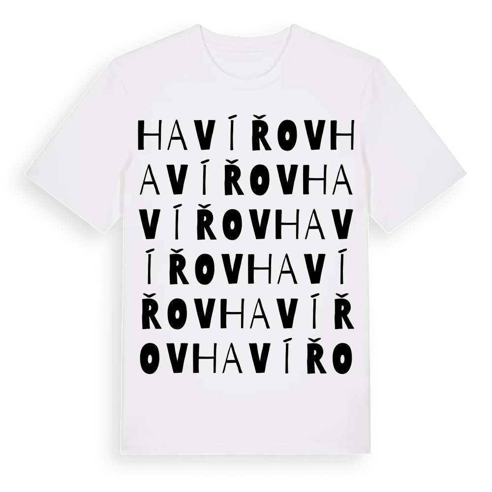 Havířov ordlek t-shirt – White, i miljö