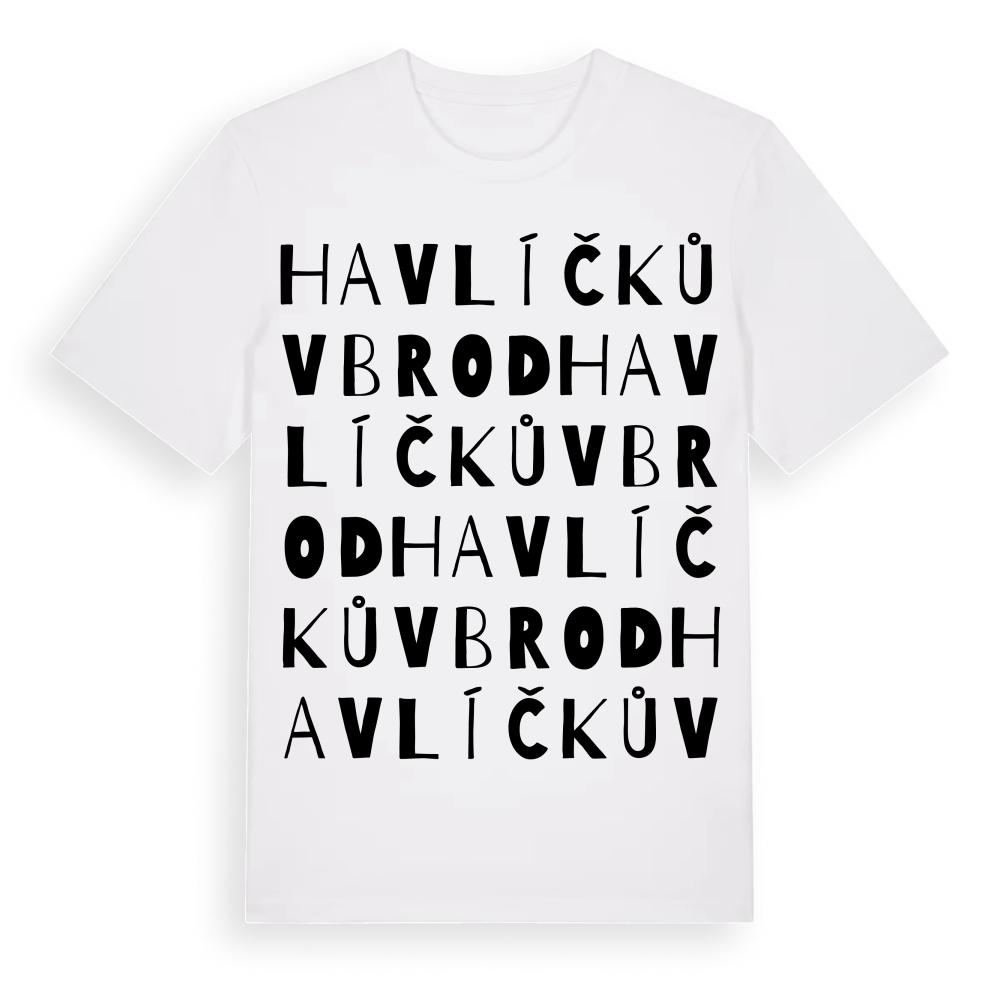 Havlíčkův Brod ordlek t-shirt – White, i miljö