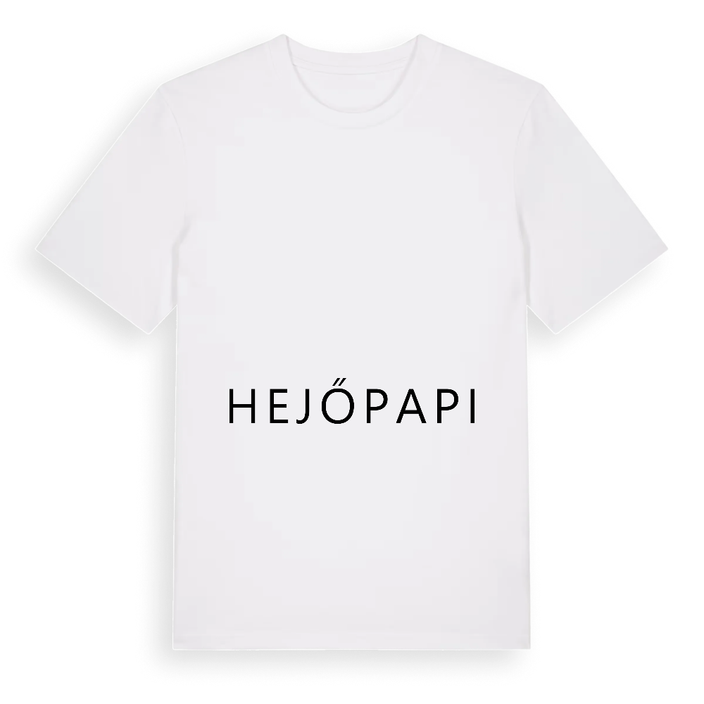 Jag älskar Hejőpapi t-shirt stort tryck – White, i miljö