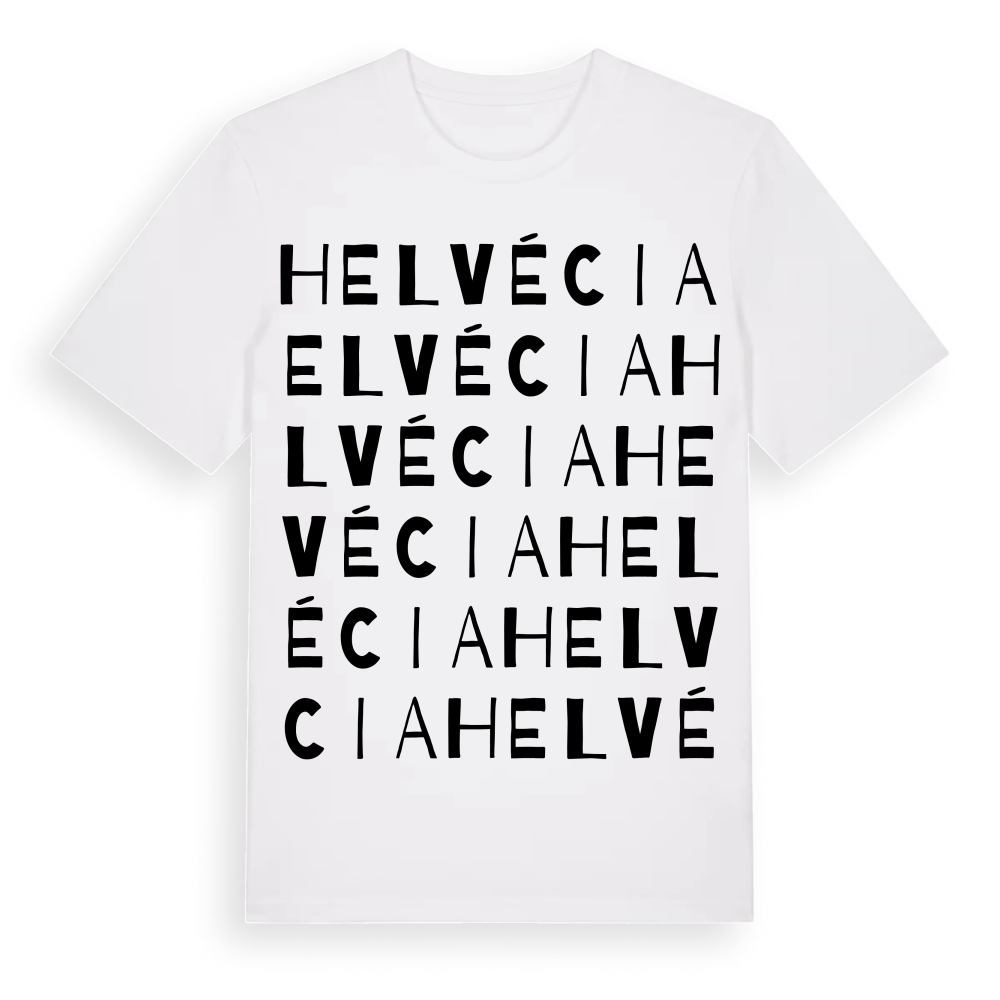 Helvécia ordlek t-shirt – White, i miljö