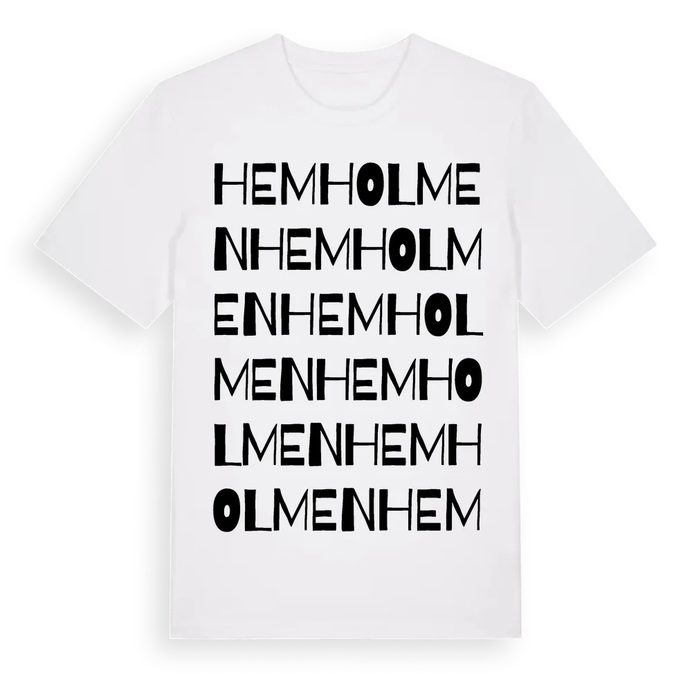 Hemholmen ordlek t-shirt i miljö