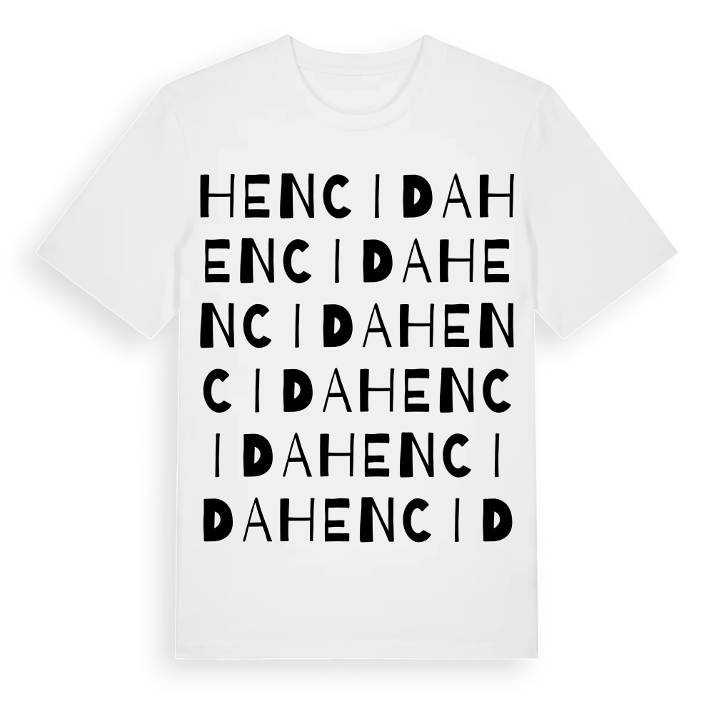 Hencida ordlek t-shirt – White, i miljö