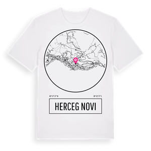 Herceg Novi t-shirt – ekologisk bomull t-shirt från Pinshirt
