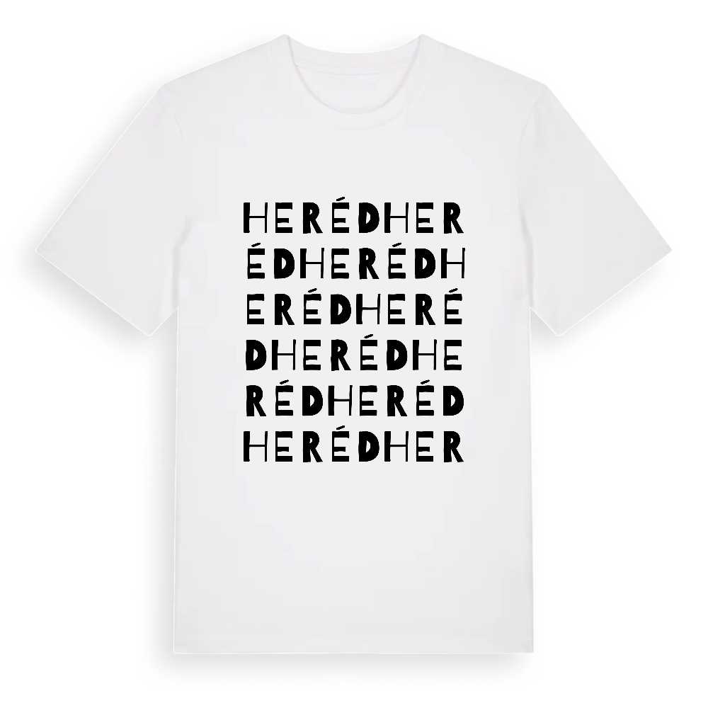 Heréd ordlek t-shirt – White, i miljö