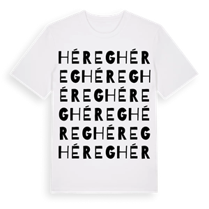 Héreg ordlek t-shirt – ekologisk bomull t-shirt från Pinshirt