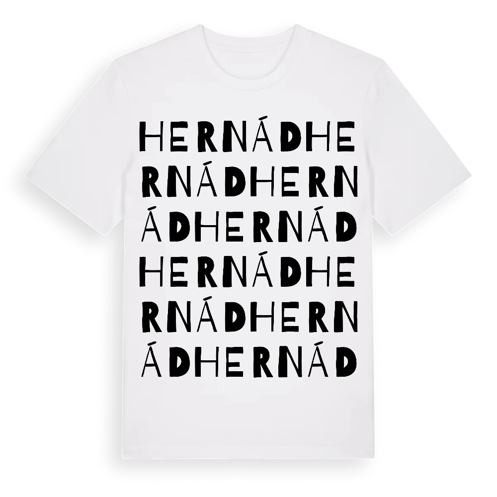 Hernád ordlek t-shirt – White, i miljö