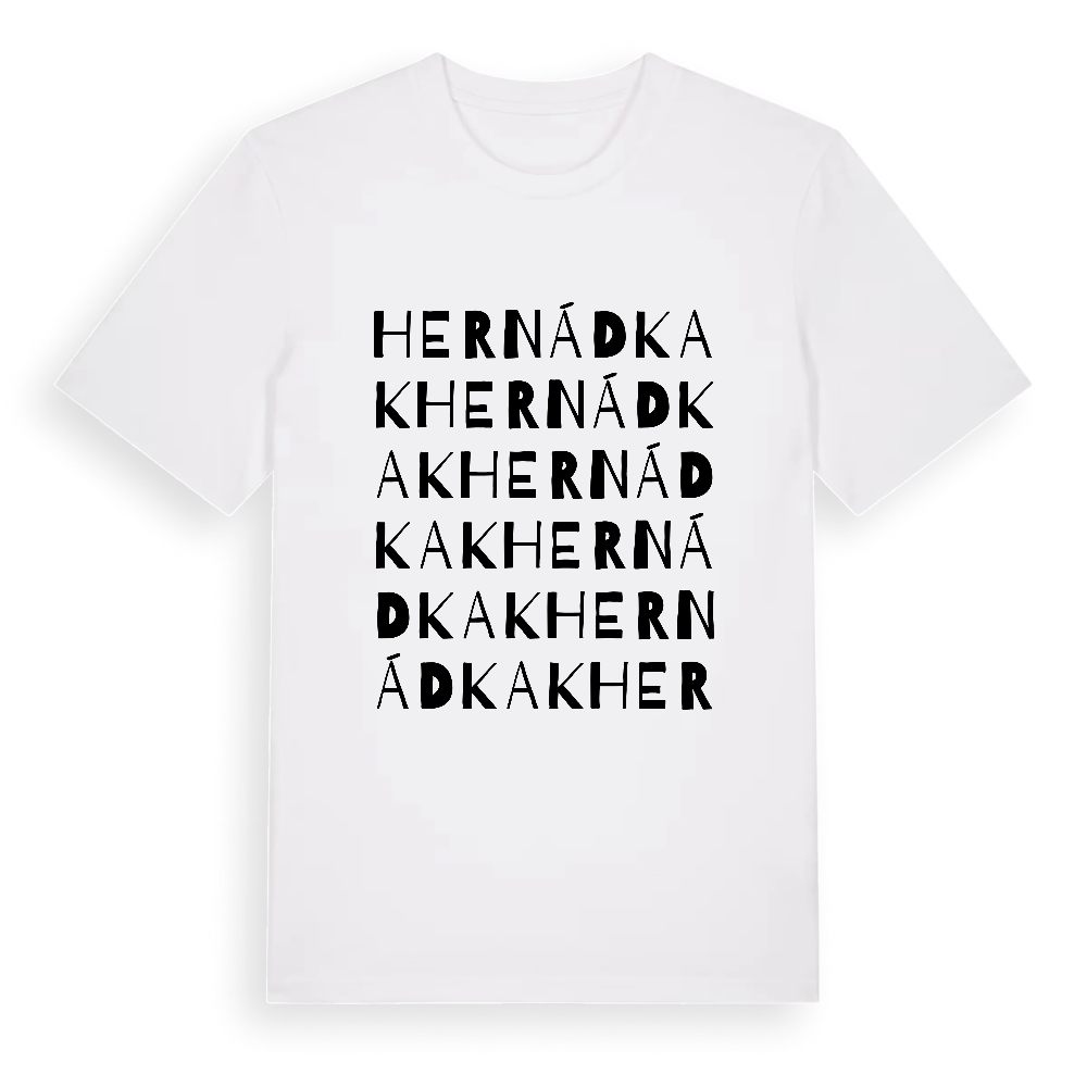 Hernádkak ordlek t-shirt – White, i miljö