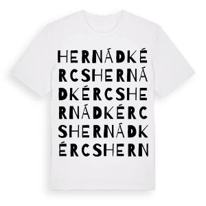 Hernádkércs ordlek t-shirt – ekologisk bomull t-shirt från Pinshirt