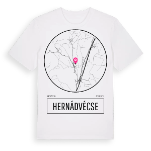 Hernádvécse t-shirt – ekologisk bomull t-shirt från Pinshirt