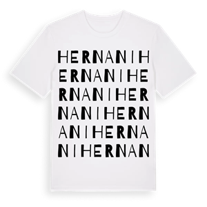 Hernani ordlek t-shirt – ekologisk bomull t-shirt från Pinshirt