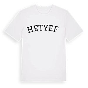 Hetyefő böjd t-shirt – ekologisk bomull t-shirt från Pinshirt