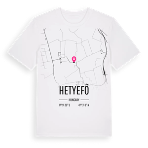Hetyefő karta t-shirt – ekologisk bomull t-shirt från Pinshirt