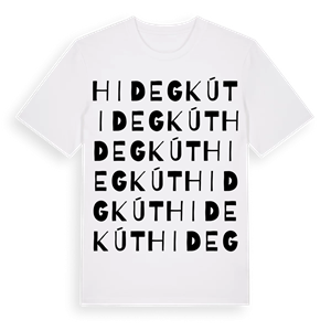 Hidegkút ordlek t-shirt – ekologisk bomull t-shirt från Pinshirt