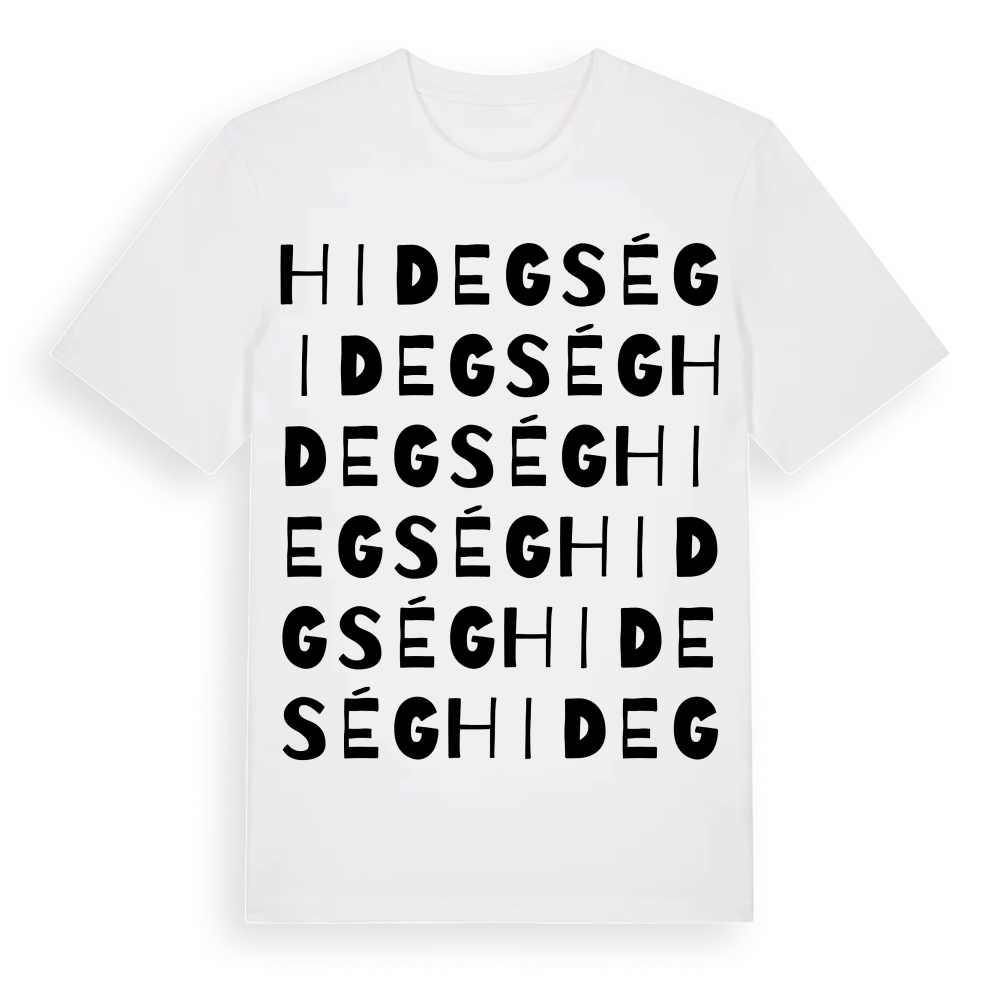 Hidegség ordlek t-shirt – White, i miljö