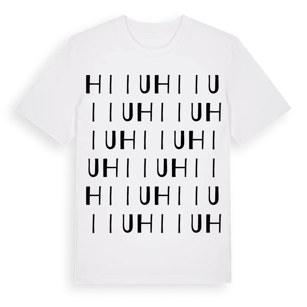 Hiiu ordlek t-shirt – White, i miljö