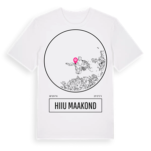 Hiiu maakond t-shirt – ekologisk bomull t-shirt från Pinshirt