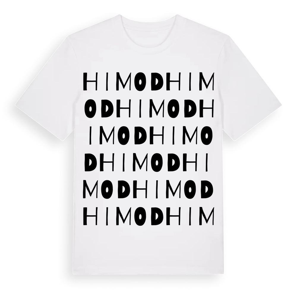 Himod ordlek t-shirt – White, i miljö