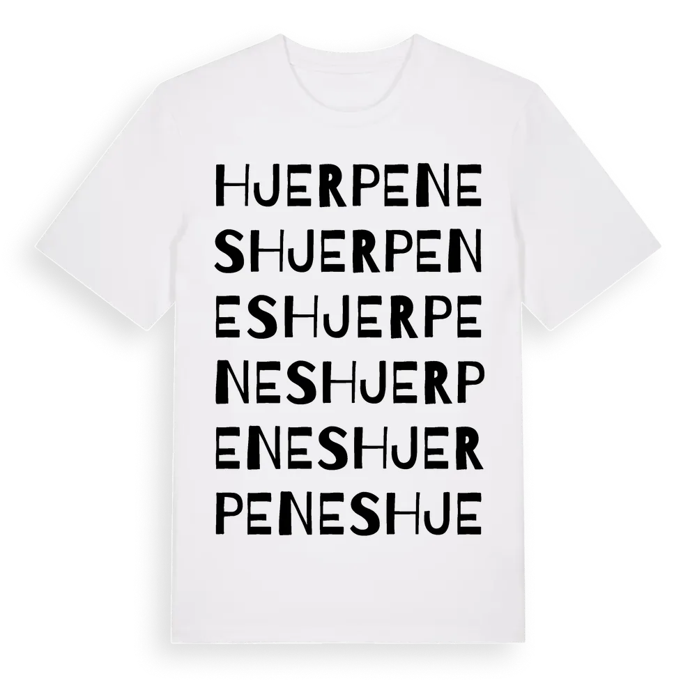 Hjerpenes ordlek t-shirt i miljö
