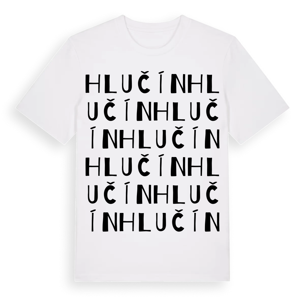 Hlučín ordlek t-shirt – White, i miljö