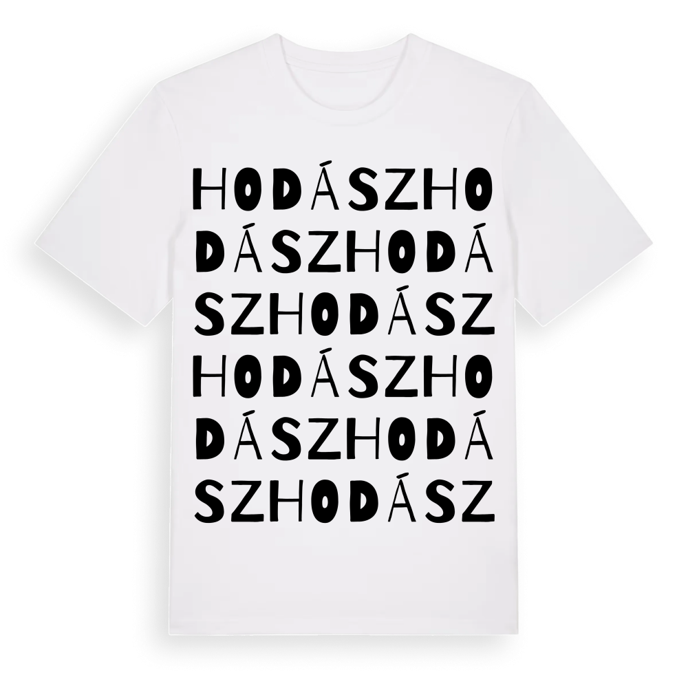 Hodász ordlek t-shirt – White, i miljö