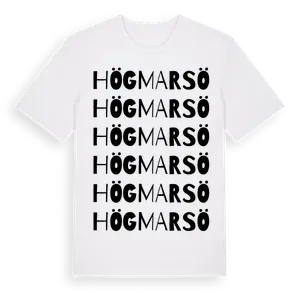 Högmarsö ordlek t-shirt – ekologisk bomull t-shirt från Pinshirt