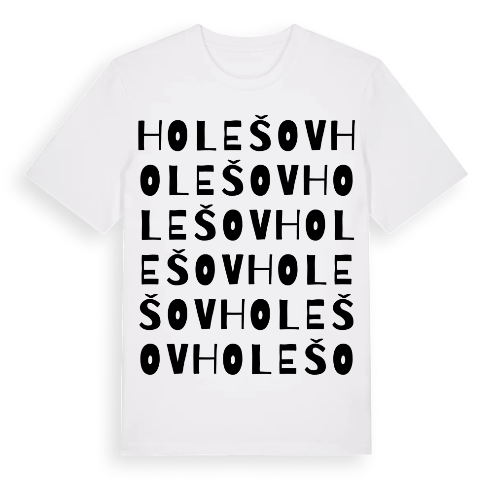 Holešov ordlek t-shirt – White, i miljö