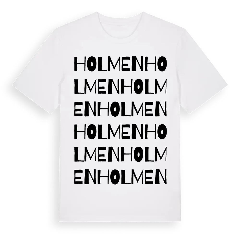 Holmen ordlek t-shirt i miljö