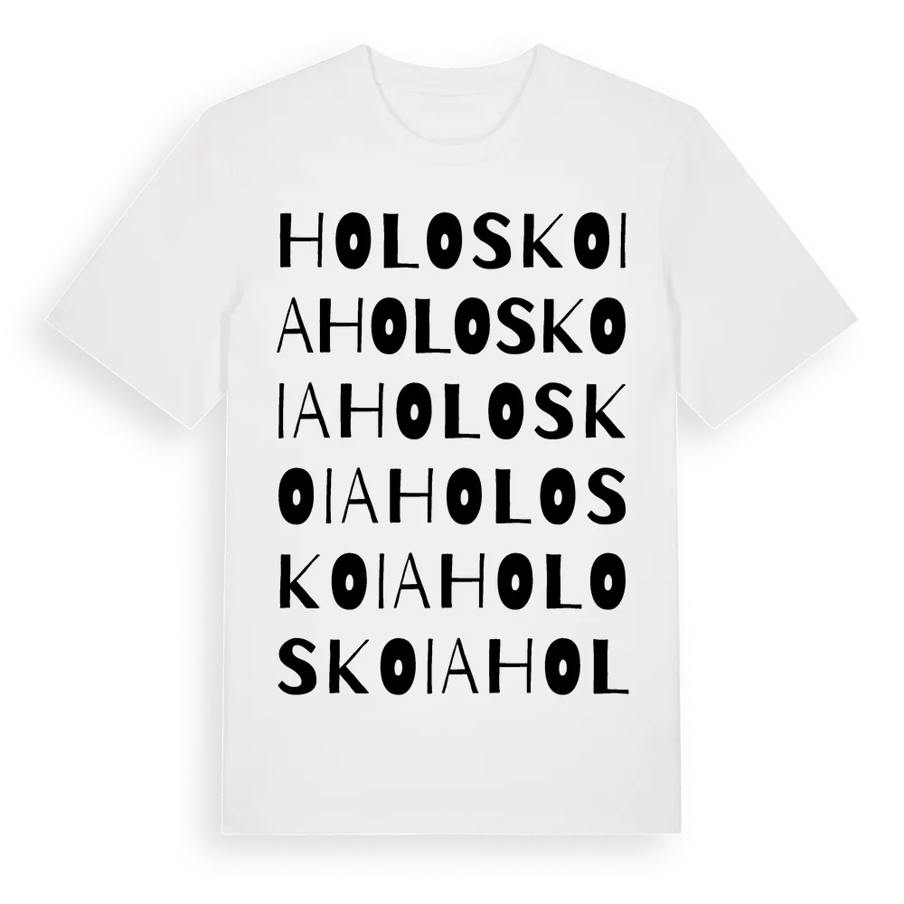 Holoskoia ordlek t-shirt i miljö